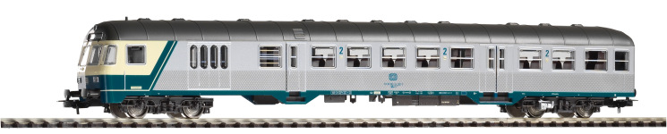PIKO 57653 - H0 - Nahverkehrssteuerwagen 2.Kl. Silberling BDnrzf 740 Karlsruhe der DB; Ep. IV